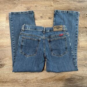 Wrangler Boys Blue Denim Adjustable Waist Classic Boot 12 Husky